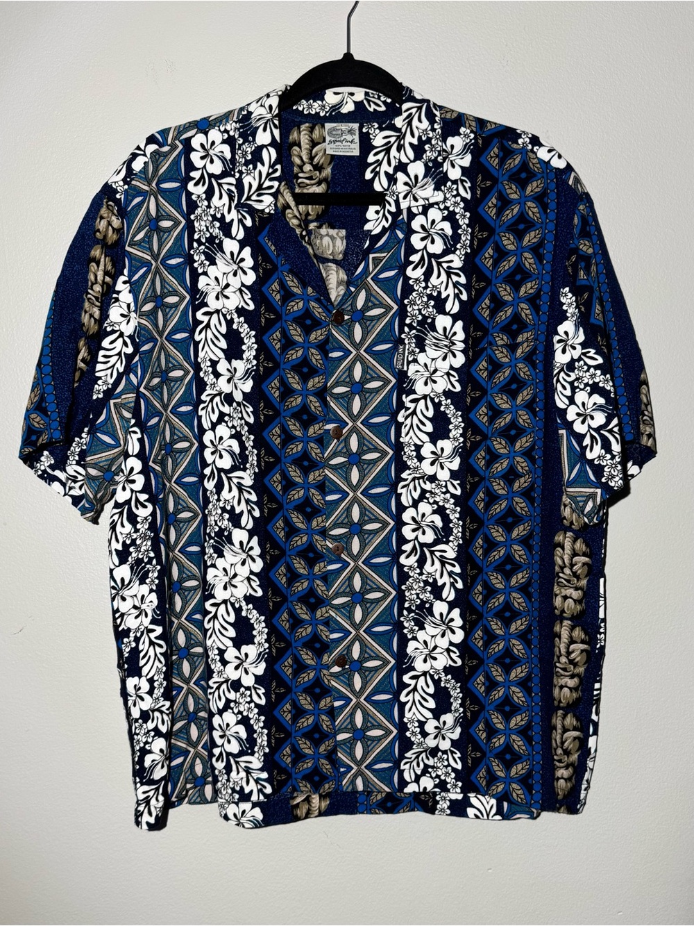 Vintage Squid Ink Australia Tropical Resort-Wear Hawaiian Shirt